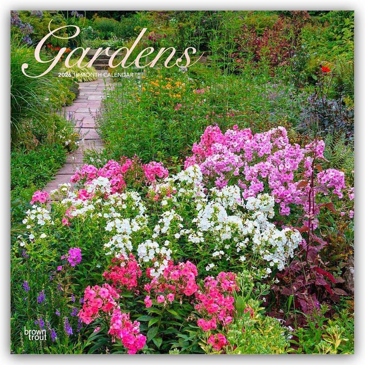 Produktbild: Gardens – Gärten 2026 – 16-Monatskalender