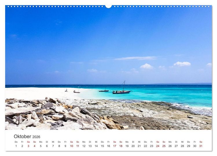 Produktbild: Mosambik - Eine Perle im S&uuml;den Afrikas. (hochwertiger Premium Wandkalender 2026 DIN A2 quer), Kunstdruck in Hochglanz