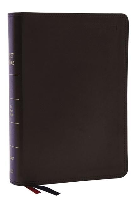 Produktbild: NET Bible, Full Notes Edition (NET, Black Leathersoft, Comfort Print)