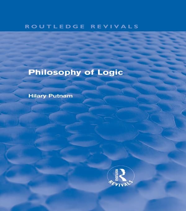 Produktbild: Philosophy of Logic (Routledge Revivals)