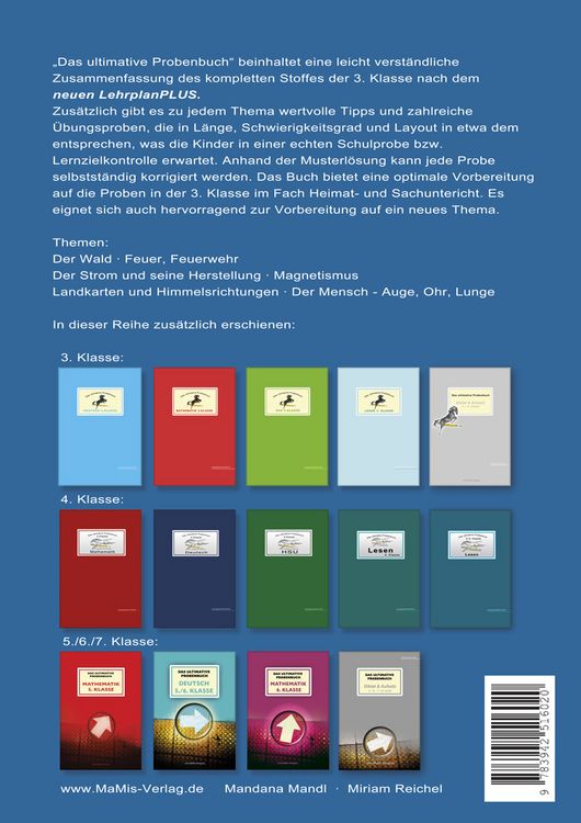 Produktbild: Das ultimative Probenbuch Lesen 3./4. Klasse