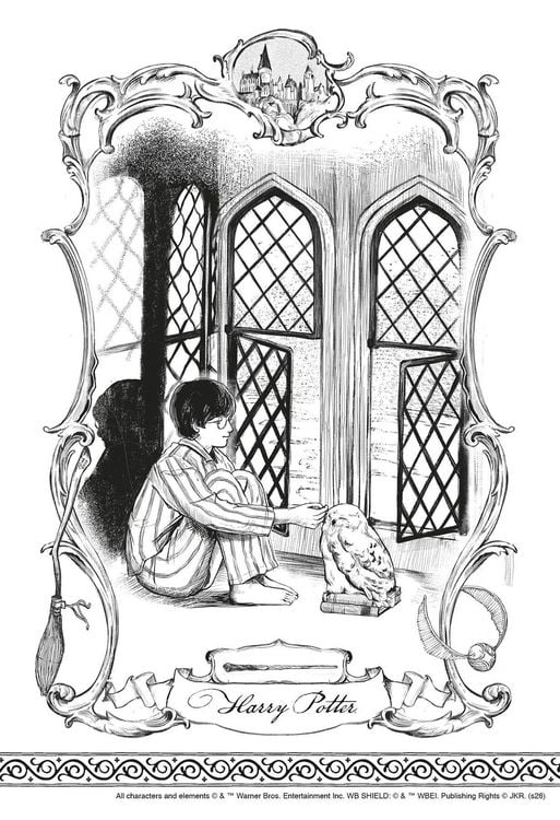 Produktbild: Harry Potter: Der offizielle Sticker- und Malblock