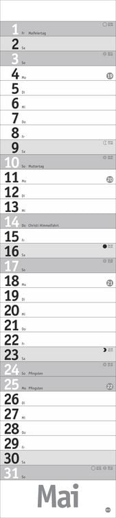 Produktbild: Langplaner, silber 2026