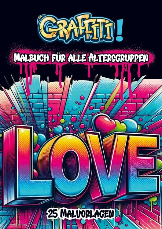 Produktbild: Ausmalbuch f&uuml;r Erwachsene - Graffiti