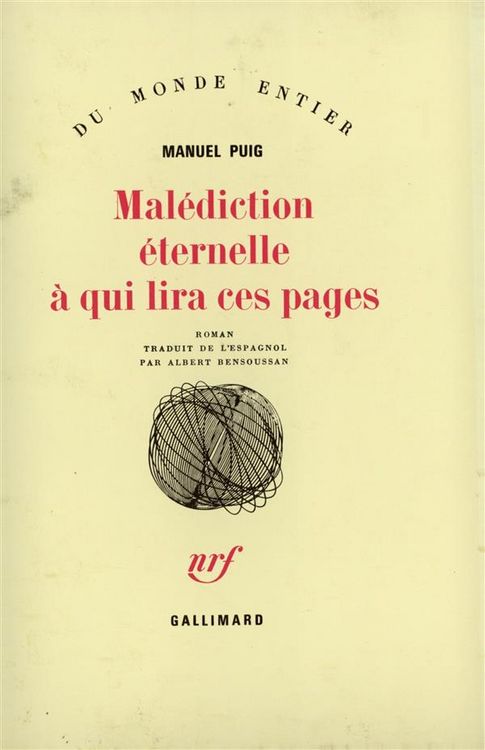 Produktbild: Mal&eacute;diction &eacute;ternelle &agrave; qui lira ces pages