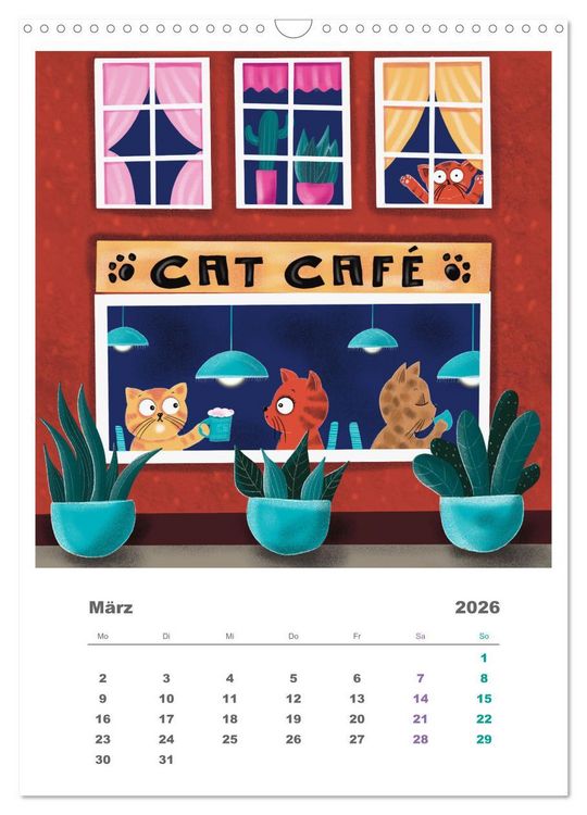 Produktbild: Leopold der Dritte - Ein Kater zum Knuddeln (Wandkalender 2026 DIN A3 hoch), CALVENDO Monatskalender