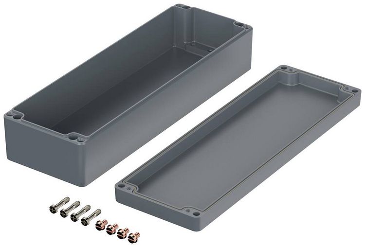 Produktbild: Bopla EUROMAS A 124 01124000 Industrie-Geh&auml;use 360 x 120 x 81 Aluminium Silber-Grau (RAL 7001) 1 St.