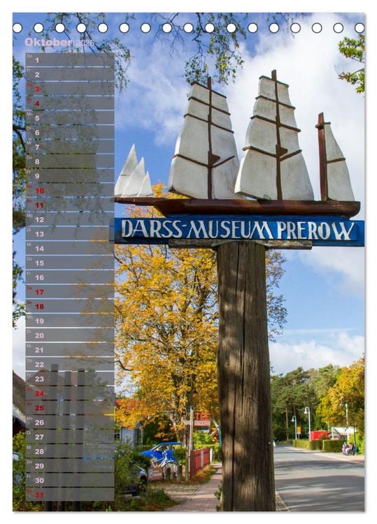 Produktbild: Ostsee Tour Deutschland - maritime Highlights (Tischkalender 2026 DIN A5 hoch), CALVENDO Monatskalender