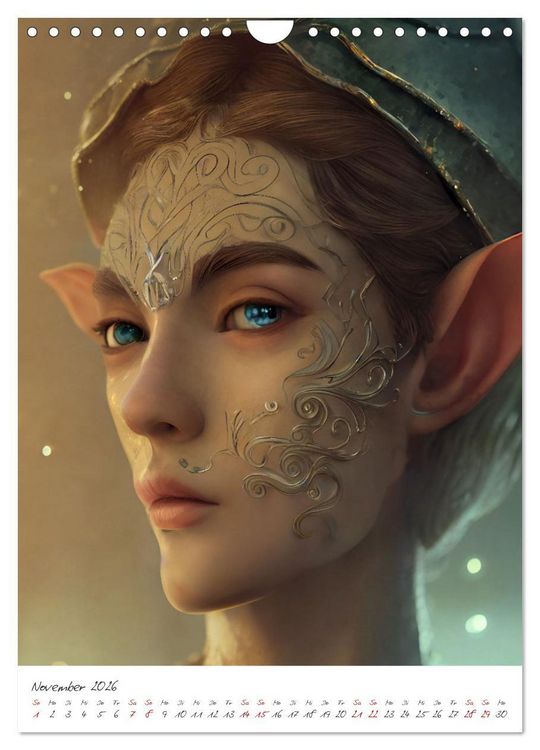 Produktbild: Dark Fantasy Art - Helden und Monster (Wandkalender 2026 DIN A4 hoch), CALVENDO Monatskalender