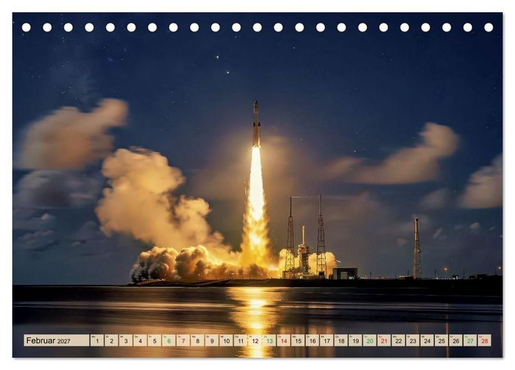 Produktbild: Jupiter, Motive inspiriert vom gr&ouml;&szlig;ten Planeten unseres Sonnensystems (Tischkalender 2027 DIN A5 quer), CALVENDO Monatskalender