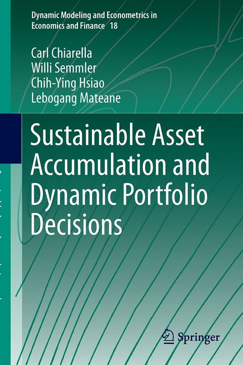 Produktbild: Sustainable Asset Accumulation and Dynamic Portfolio Decisions
