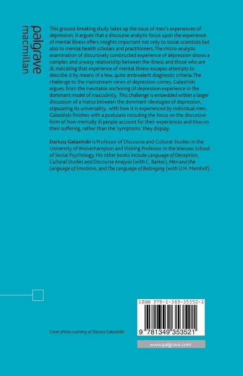 Produktbild: Men's Discourses of Depression