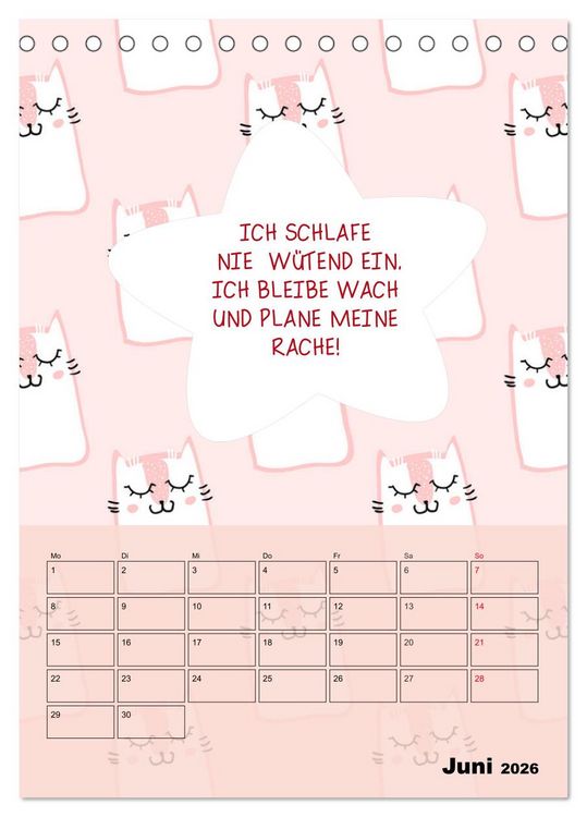Produktbild: K&ouml;nigin &uuml;ber alles! Typokalender f&uuml;r starke Frauen (Tischkalender 2026 DIN A5 hoch), CALVENDO Monatskalender