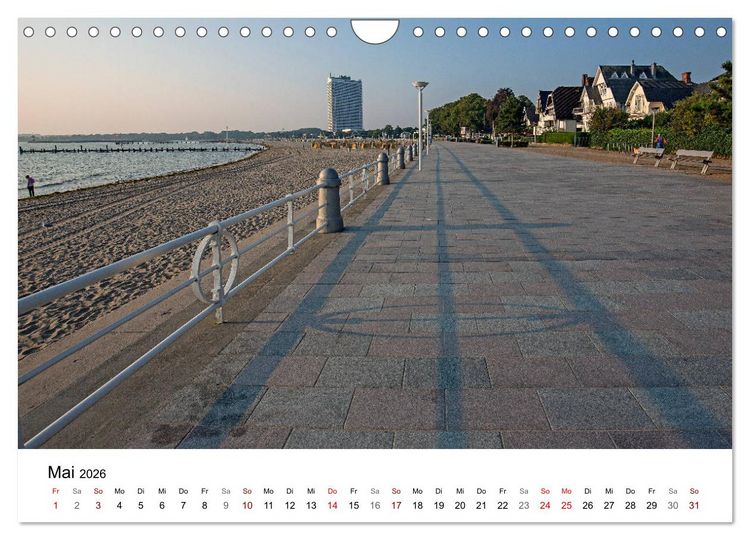 Produktbild: Ostseeheilbad Travem&uuml;nde - L&uuml;becks sch&ouml;nste Tochter (Wandkalender 2026 DIN A4 quer), CALVENDO Monatskalender