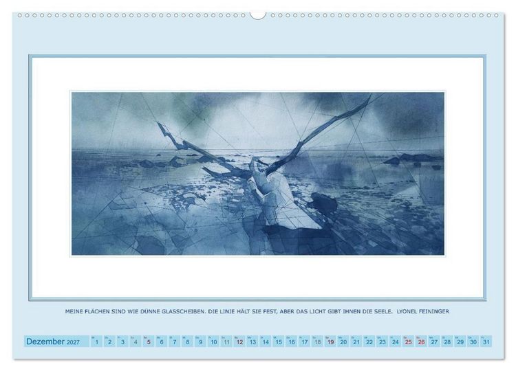 Produktbild: Licht und Linie (Wandkalender 2027 DIN A2 quer), CALVENDO Monatskalender