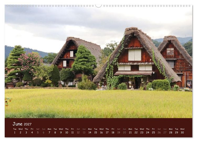 Produktbild: Japan - modern and traditional (Wall Calendar 2027 DIN A2 landscape), CALVENDO 12 Month Wall Calendar