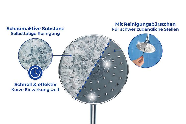 Produktbild: Anti-Kalk-Caps und Entkalkungsgel, 4-teiliges Set, mit frischem Zitrusduft