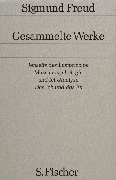 Produktbild: Jenseits des Lustprinzips / Massenpsychologie und Ich-Analyse / Das Ich und das Es