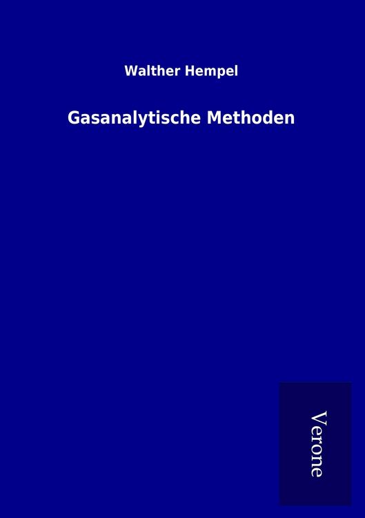 Produktbild: Gasanalytische Methoden