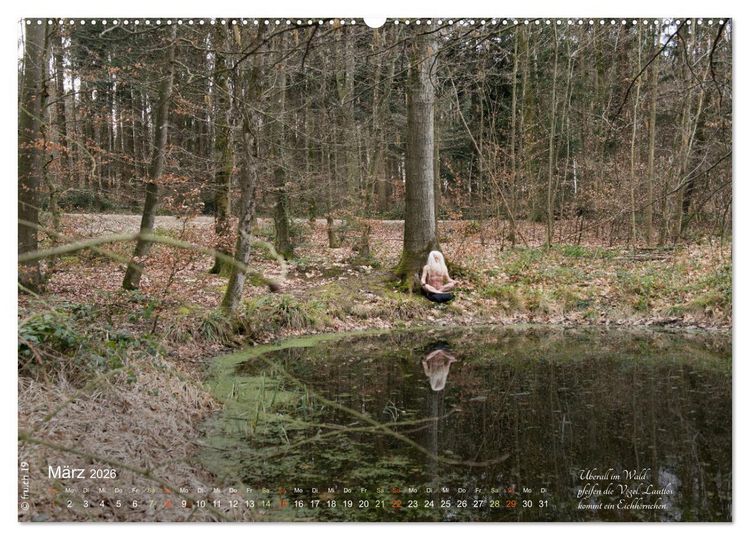 Produktbild: HAIKU AM TEICH (hochwertiger Premium Wandkalender 2026 DIN A2 quer), Kunstdruck in Hochglanz