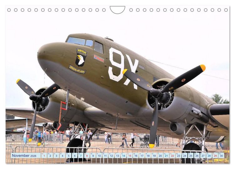 Produktbild: R&uuml;ckkehr der Rosinenbomber (Wandkalender 2026 DIN A4 quer), CALVENDO Monatskalender