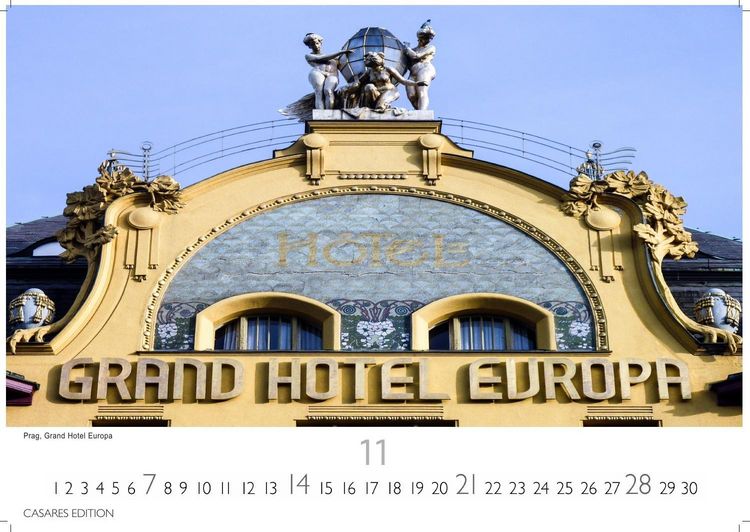 Produktbild: Jugendstil Kalender 2027 &ndash; Wandkalender | Fotokalender Kunst 24x35cm - Stilvolle k&uuml;nstlerische Motive im Jugendstil f&uuml;r das ganze Jahr.