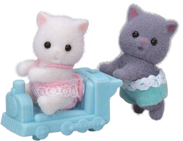 Produktbild: Sylvanian Families Persian Cat Twins 4cm 2 St&uuml;ck