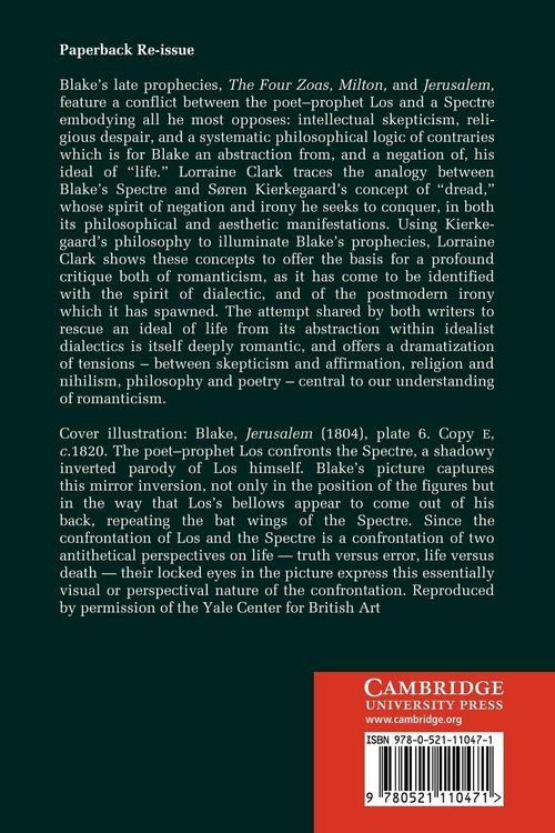 Produktbild: Blake, Kierkegaard, and the Spectre of Dialectic