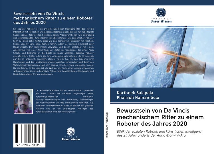Produktbild: Bewusstsein von Da Vincis mechanischem Ritter zu einem Roboter des Jahres 2020