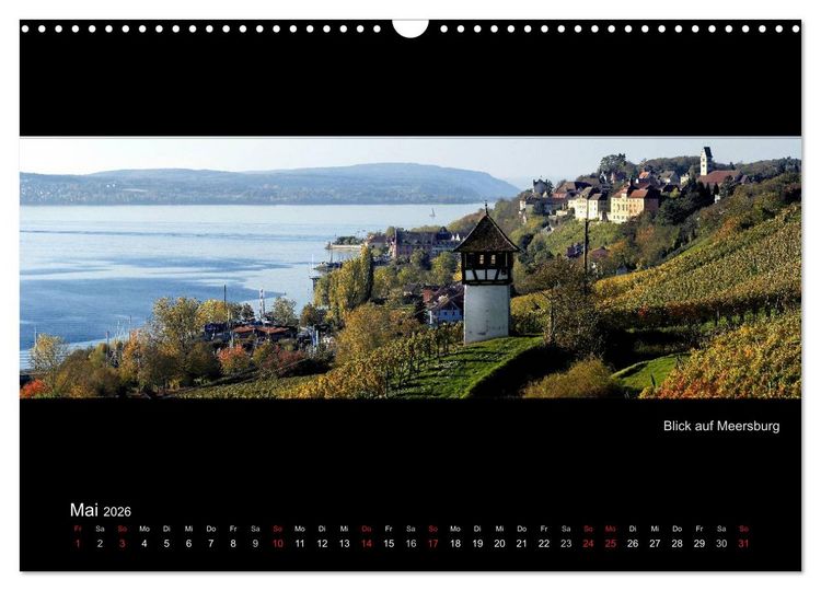Produktbild: Panoramen vom Bodensee (Wandkalender 2026 DIN A3 quer), CALVENDO Monatskalender