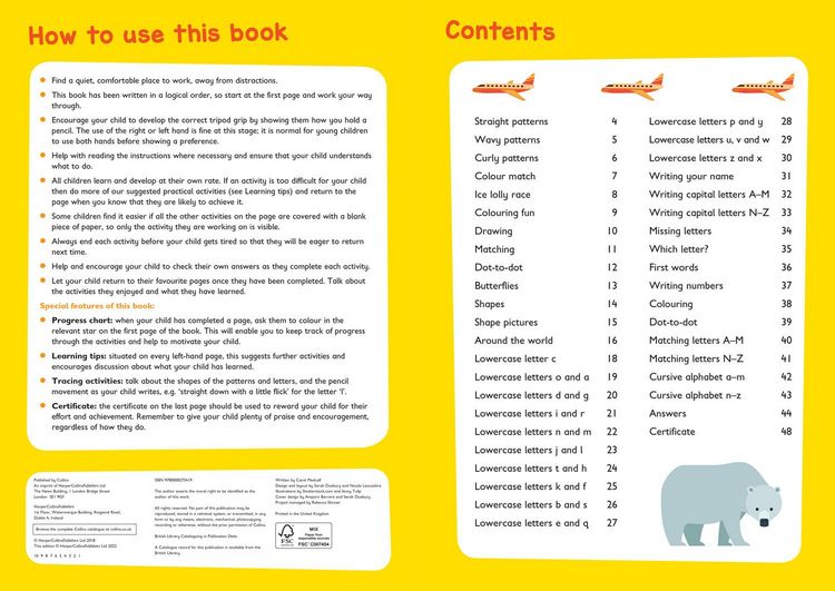 Produktbild: Writing Bumper Book Ages 3-5