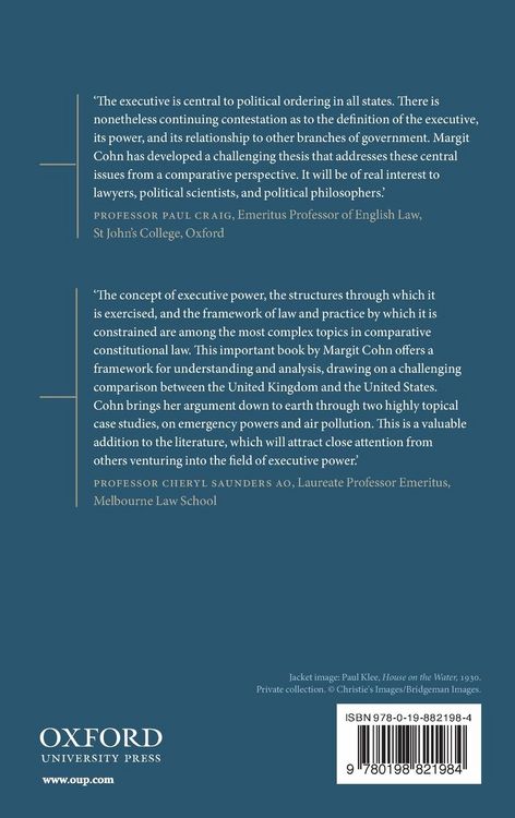 Produktbild: THEORY OF EXECUTIVE BRANCH C