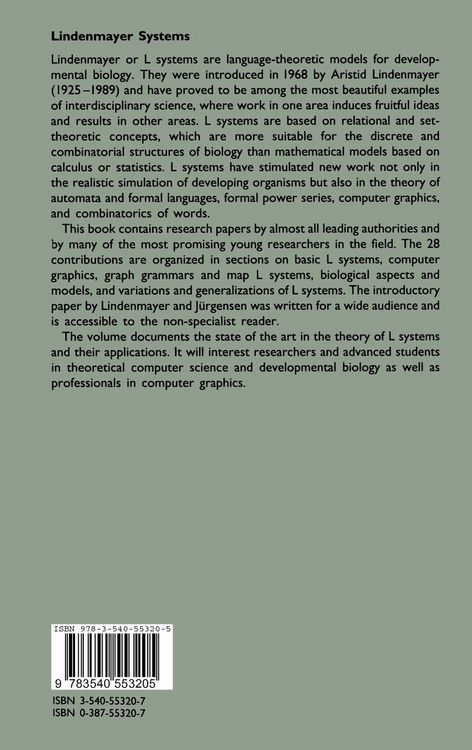 Produktbild: Lindenmayer Systems