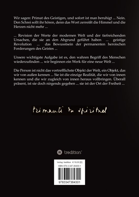 Produktbild: Der Personalismus