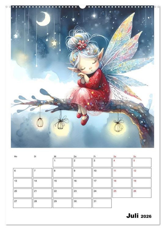 Produktbild: Schlummernde Magie (hochwertiger Premium Wandkalender 2026 DIN A2 hoch), Kunstdruck in Hochglanz