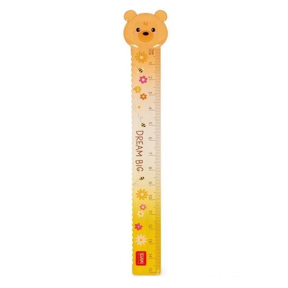 Produktbild: Legami Lineal Teddyb&auml;r 15cm