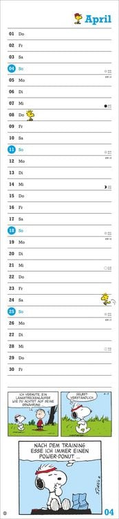 Produktbild: Peanuts Superlangplaner 2027