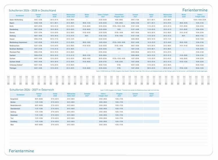 Produktbild: Tischkalender 17 Monate 26/27 [K&ouml;nigsblau]