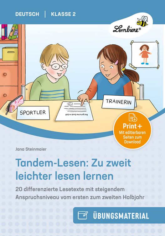 Produktbild: Tandem-Lesen: Zu zweit leichter lesen lernen