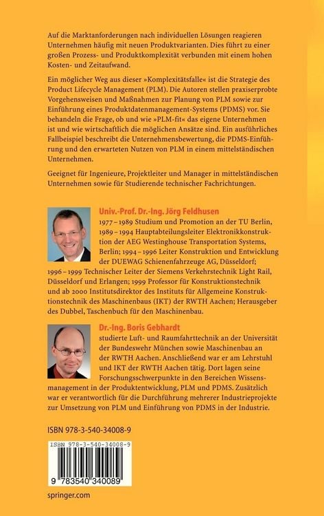 Produktbild: Product Lifecycle Management f&uuml;r die Praxis