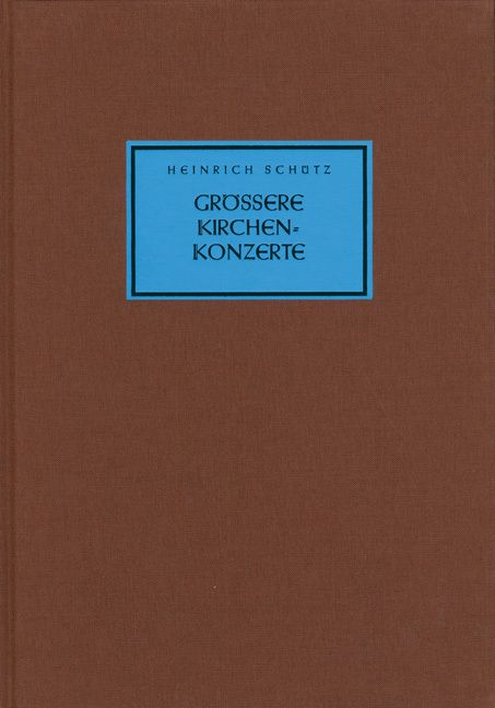 Produktbild: Gr&ouml;&szlig;ere Kirchenkonzerte, Partitur