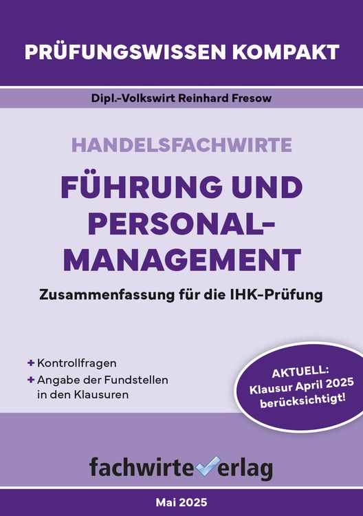 Produktbild: Handelsfachwirte: F&uuml;hrung und Personalmanagement