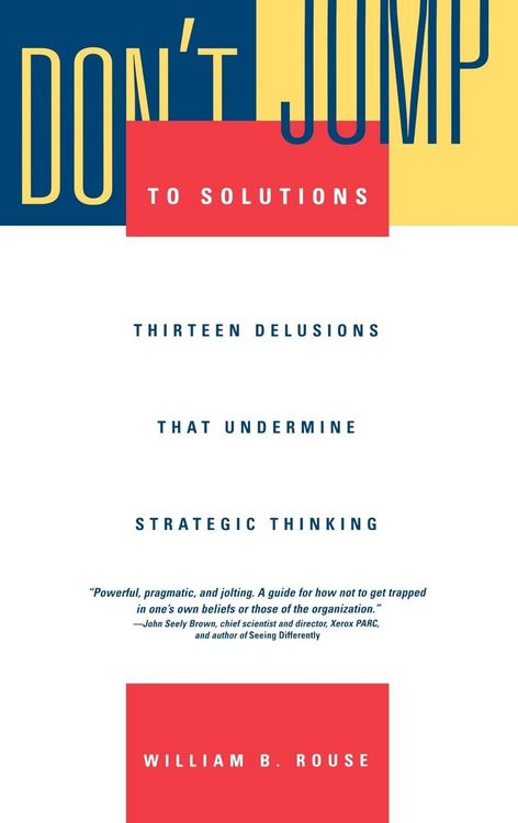Produktbild: Don't Jump to Solutions