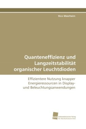 Produktbild: Meerheim, R: Quanteneffizienz und Langzeitstabilit&auml;t organis