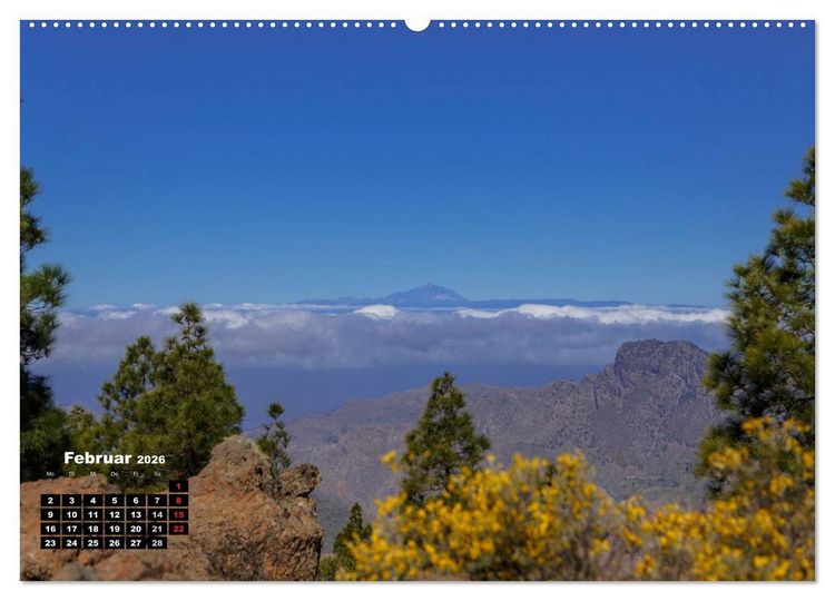 Produktbild: Auf Schusters Rappen... Gran Canaria (Wandkalender 2026 DIN A2 quer), CALVENDO Monatskalender