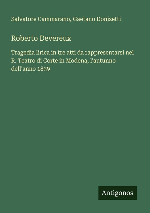 Produktbild: Roberto Devereux