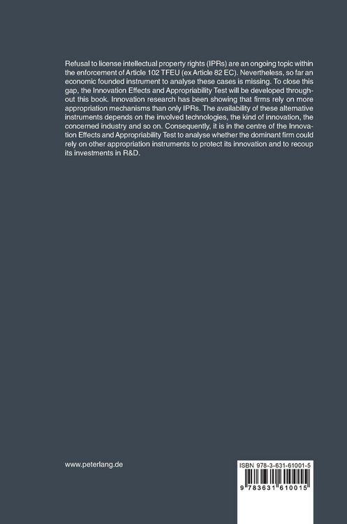 Produktbild: Refusal to License- Intellectual Property Rights as Abuse of Dominance