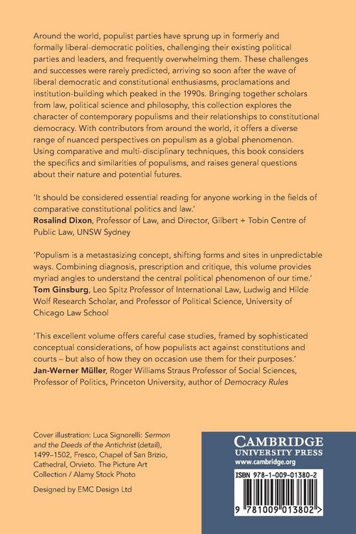 Produktbild: Anti-Constitutional Populism