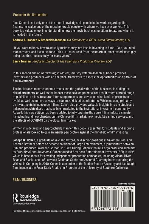 Produktbild: Investing in Movies