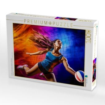 Produktbild: CALVENDO Puzzle Ein Motiv aus dem Kalender Volleyball und Motivation | 1000 Teile Lege-Gr&ouml;&szlig;e 64x48cm Foto-Puzzle f&uuml;r gl&uuml;ckliche Stunden